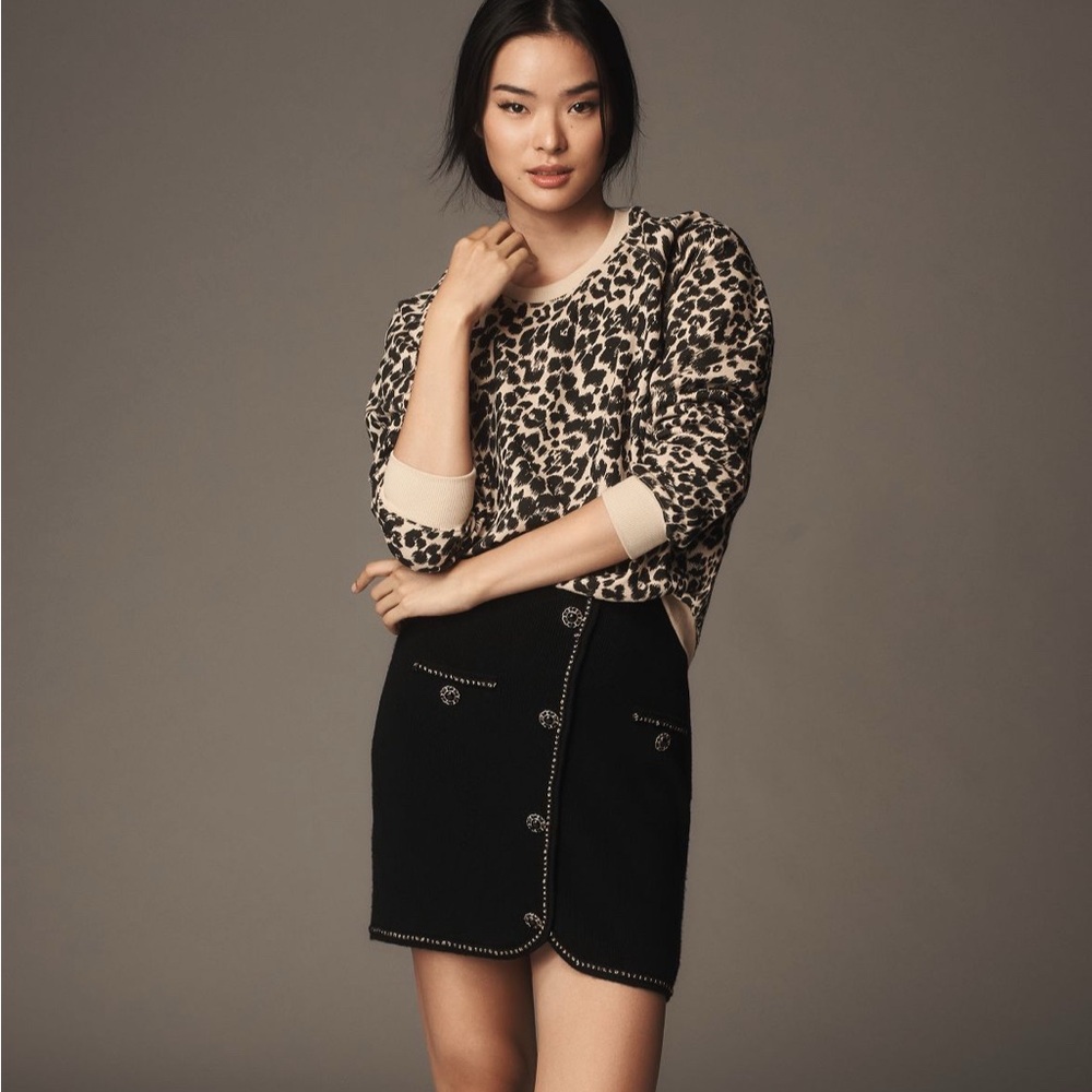 Maeve Printed Sweatshirt